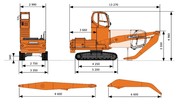 Гусеничный перегружатель Develon DX420MH Doosan 